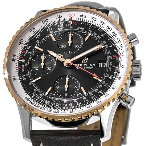 breitling chronograph automatic silver dial men's watch|Breitling automatic watches price.